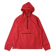 画像1: Charles River Apparel Pack-N-Go Pullover Red / チャールズリバーアパレル パッカブル アノラック レッド (1)