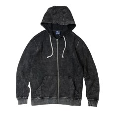 画像1: Charles River Apparel Full Zip Camden Hoodie Vintage Black / チャールズリバーアパレル フルジップ カムデン フーディ ビンテージブラック (1)