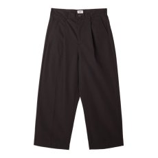 画像1: OBEY Oliver Pleated Pants Digital Black / オベイ オリバー プリーツ パンツ デジタルブラック (1)