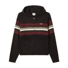 画像1: OBEY Myers Zip Up Hood Black Multi / オベイ マイアズ ジップアップ フード ブラックマルチ (1)