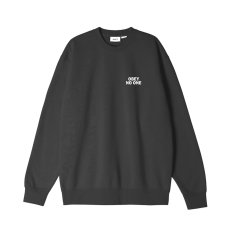 画像2: OBEY No One Crewneck Sweatshirts Black / オベイ ノー ワン クルーネックスウェット ブラック (2)