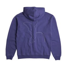 画像2: Token Opinion Contrast Zip Hoodie Indigo / トークン オピニオン コントラスト ジップ フーディ インディゴ (2)