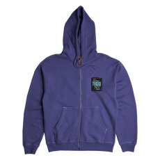 画像1: Token Opinion Contrast Zip Hoodie Indigo / トークン オピニオン コントラスト ジップ フーディ インディゴ (1)