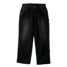 画像1: RAWDRIP Custom Carhartt B11 Washed Duck Work Pants Black / ロウドリップカスタム カーハート B11 ウォッシュド ダック ワークパンツ ブラック (1)