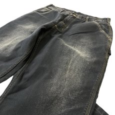 画像3: RAWDRIP Custom Carhartt B11 Washed Duck Work Pants Black / ロウドリップカスタム カーハート B11 ウォッシュド ダック ワークパンツ ブラック (3)