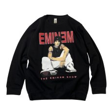 画像1: Eminem The Eminem Show Crewneck Sweatshirts Black / エミネム ザ・エミネム・ショウ クルーネックスウェット ブラック (1)