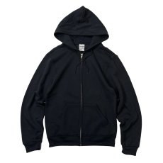 画像1: Soffe Classic Zip Hooded Sweatshirts Black / ソフィー クラシック フルジップ スウェットパーカー ブラック (1)