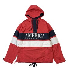 画像1: Perry Ellis Colorblock Anorak Red / ペリーエリス カラーブロック アノラック レッド (1)