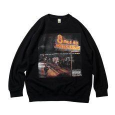 画像1: 8 Mile Crewneck Sweatshirts Black / エイトマイル クルーネックスウェット ブラック (1)