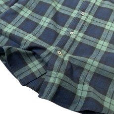 画像4: Carhartt L/S Loose Fit Heavyweight Flannel Plaid Shirts Green / カーハート ロングスリーブ ヘビーウェイト プレイド フランネル シャツ グリーン (4)