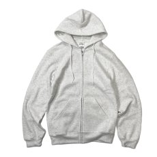 画像1: Soffe Classic Zip Hooded Sweatshirts Ash / ソフィー クラシック フルジップ スウェットパーカー アッシュ (1)