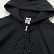 画像2: Soffe Classic Zip Hooded Sweatshirts Black / ソフィー クラシック フルジップ スウェットパーカー ブラック (2)