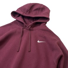 画像2: NIKE Club Fleece Pullover Sweat Hoodie Dark Maroon / ナイキ クラブ フリース プルオーバー スウェット フーディ ダークマルーン (2)