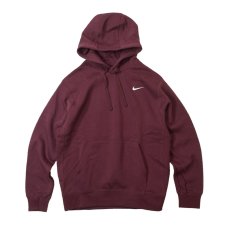 画像1: NIKE Club Fleece Pullover Sweat Hoodie Dark Maroon / ナイキ クラブ フリース プルオーバー スウェット フーディ ダークマルーン (1)