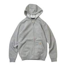 画像1: Carhartt Loose Fit Midweight Full-Zip Sweatshirts Heather Gray / カーハート ルーズフィット ミッドウェイト フルジップフーディ ヘザーグレー (1)