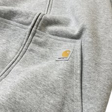 画像4: Carhartt Loose Fit Midweight Full-Zip Sweatshirts Heather Gray / カーハート ルーズフィット ミッドウェイト フルジップフーディ ヘザーグレー (4)