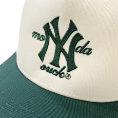 画像2: Mondaysuck 6Panel Snapback Cap ForestｘCream / マンデーサック 6パネル スナップバック フォレストグリーンｘクリーム (2)