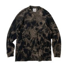 画像1: RAWDRIPｘPRO CLUB L/S Frost Bleach Heavyweight Thermal Shirts Black / ロウドリップｘプロクラブ フロストブリーチ へビーウェイトコットン サーマル ブラック (1)