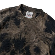 画像2: RAWDRIPｘPRO CLUB L/S Frost Bleach Heavyweight Thermal Shirts Black / ロウドリップｘプロクラブ フロストブリーチ へビーウェイトコットン サーマル ブラック (2)