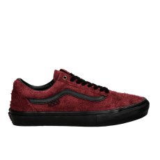 画像1: Vans Skate Old Skool Hairy Suede Black x Burgundy / ヴァンズ スケート オールドスクール ブラック x バーガンディ (1)