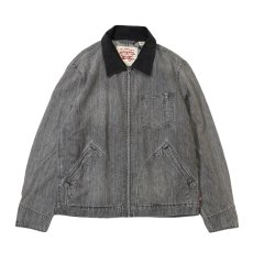 画像1: Levi's USA Full Zip Mechanics Trucker Jacket Black / リーバイス フルジップ メカニック トラッカージャケット ブラック (1)