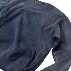 画像6: Made Blanks Varsity Crewneck Sweatshirts Vintage Distressed Navy Charcoal / メイドブランクス クルーネック スウェット ヴィンテージネイビー チャコール (6)