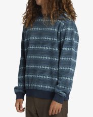 画像7: Billabong Halfrack Crewneck Sweatshirts Navy / ビラボン ハーフラック クルーネック スウェット ネイビー (7)