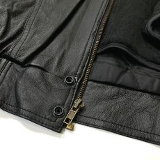 画像9: Deadstock Las Vegas Genuin Leather Jacket Black / デッドストック ラスベガス レザージャケット ブラック (9)