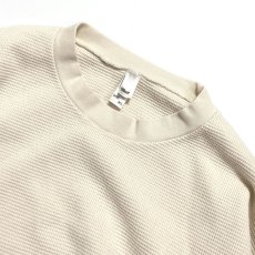 画像12: Los Angeles Apparel L/S Garment Dye Heavy Crewneck Thermal / ロサンゼルスアパレル ガーメントダイ ロングスリーブ クルーネック ヘビー サーマル  (12)