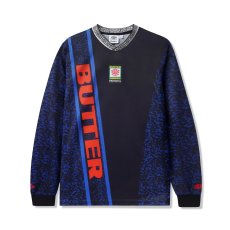 画像1: Butter GoodsｘUmbro Goalie L/S Jersey Black / バターグッズｘアンブロ ロングスリーブ ジャージー ブラック (1)