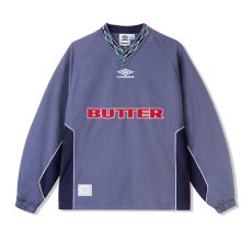 画像1: Butter GoodsｘUmbro Training Pullover Slate / バターグッズｘアンブロ トレーニング プルオーバー スレート (1)