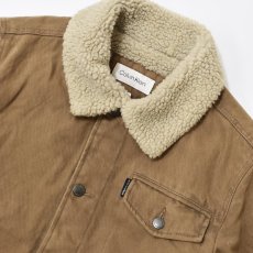 画像4: Calvin Klein Sherpa Lined Duck Canvas Jacket Brown / カルバンクライン シェルパライン ダックキャンバス ジャケット ブラウン (4)