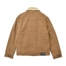 画像2: Calvin Klein Sherpa Lined Duck Canvas Jacket Brown / カルバンクライン シェルパライン ダックキャンバス ジャケット ブラウン (2)