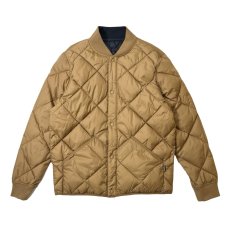 画像1: Calvin Klein Reversivle Quilting Jacket Brown/Navy / カルバンクライン リバーシブル キルティングジャケット ブラウン/ネイビー (1)