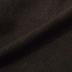 画像4: Hagerstown Double Zip Cotton Knit Hoodie Black / ヘイガーズタウン ダブルジップ コットン ニットフーディ ブラック (4)