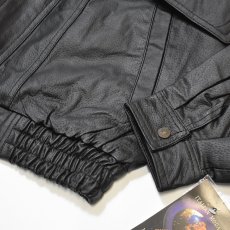 画像6: Deadstock Genuin Italian Leather Jacket Black / デッドストック イタリアン レザージャケット ブラック (6)