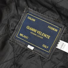 画像11: Deadstock Genuin Italian Leather Jacket Black / デッドストック イタリアン レザージャケット ブラック (11)