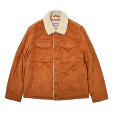 画像1: Levi's USA Corduroy Sherpa Lined Trucker Jacket Brown / リーバイス コーデュロイ シェルパ トラッカージャケット ブラウン (1)