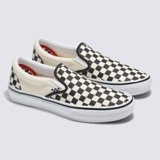 画像2: Vans Classic Slip-On Checkerboard BlackｘOff White / ヴァンズ クラシック スリッポン チェッカー ブラックｘオフホワイト (2)