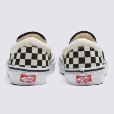 画像4: Vans Classic Slip-On Checkerboard BlackｘOff White / ヴァンズ クラシック スリッポン チェッカー ブラックｘオフホワイト (4)