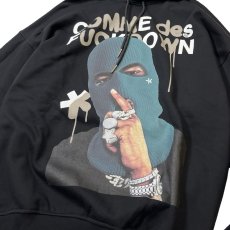 画像2: COMME des FUCKDOWN Pullover Hoodie Black / コムデファックダウン プルオーバーフーディ ブラック (2)