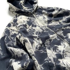 画像3: RAWDRIPｘLos Angeles Apparel Frost Bleach 14oz Heavy Fleece Full Zip Hoodie Navy / ロウドリップｘロサンゼルスアパレル フロストブリーチ 14オンス ヘビーフリース フルジップ フーディ ネイビー (3)