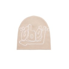 画像1: OBEY Quote Beanie Silver Grey / オベイ クウォート ビーニー シルバーグレー (1)