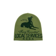 画像1: OBEY Location Services Beanie Moss Green / オベイ ロケーションサービス ビーニー モスグリーン (1)