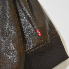 画像10: Levi's USA Leather Bomber Jacket Brown / リーバイス レザー ボンバージャケット ブラウン (10)