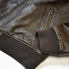 画像9: Levi's USA Leather Bomber Jacket Brown / リーバイス レザー ボンバージャケット ブラウン (9)