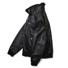 画像5: Levi's USA Leather Bomber Jacket Black / リーバイス レザー ボンバージャケット ブラック (5)