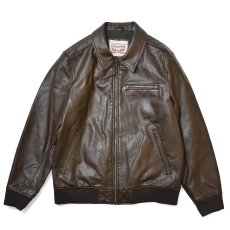 画像1: Levi's USA Leather Bomber Jacket Brown / リーバイス レザー ボンバージャケット ブラウン (1)