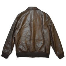 画像4: Levi's USA Leather Bomber Jacket Brown / リーバイス レザー ボンバージャケット ブラウン (4)