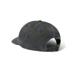 画像2: Butter Goods Rounded Logo 6panel Cap Washed Black / バターグッズ ラウンデッドロゴ 6パネル キャップ ウォッシュドブラック (2)